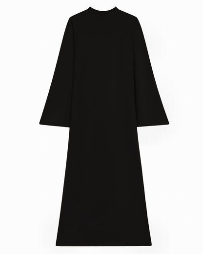 ESSENTIAL DRESS - BLACK 135CM