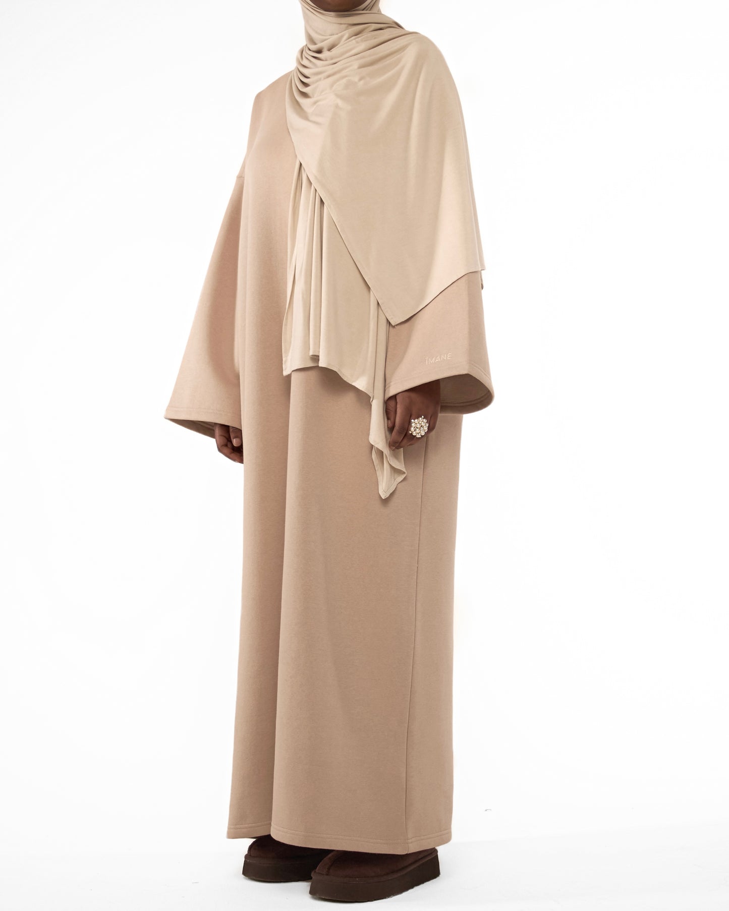 SWEATER DRESS - POWDER