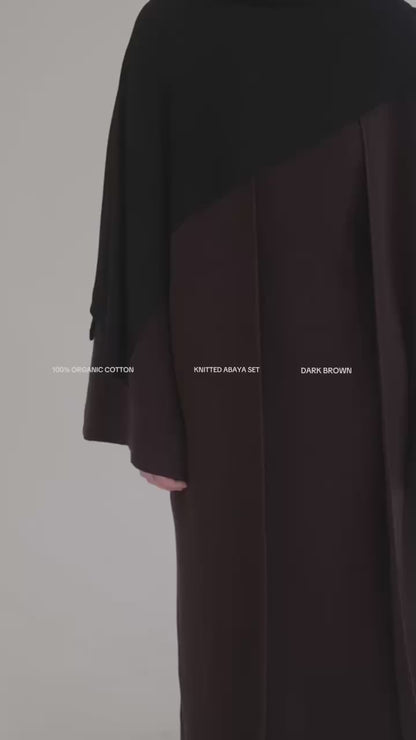 KNITTED ABAYA SET